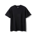 2025 Summer New 250G 100% Cotton Fabric T-Shirt Men High Quality Solid Color Drop Sleeve Loose Tshirts Oversize Tops